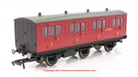 R40077 Hornby BR 6 Wheel 1st Class Coach number E41373 in BR Crimson livery - Era 4